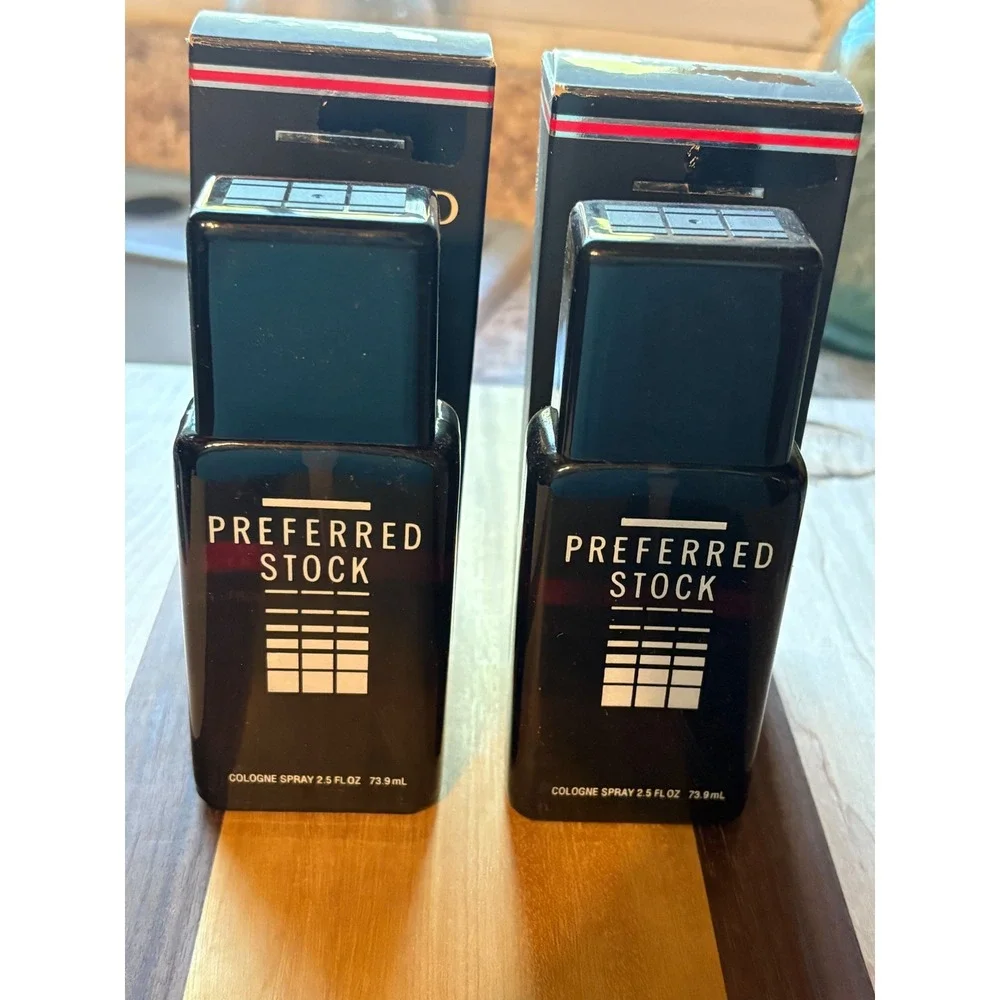 2 Pack Preferred Stock by Stetson Coty Cologne Spray 2.5 fl oz 73.9 ml Each Mens